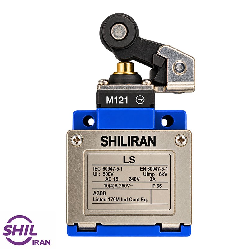 خرید لیمیت سوئیچ فلزی غلطکی فشاری یکطرفه LS-021 شیل ایران از شیل ایران
